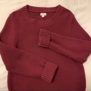J Crew Maroon Sweater